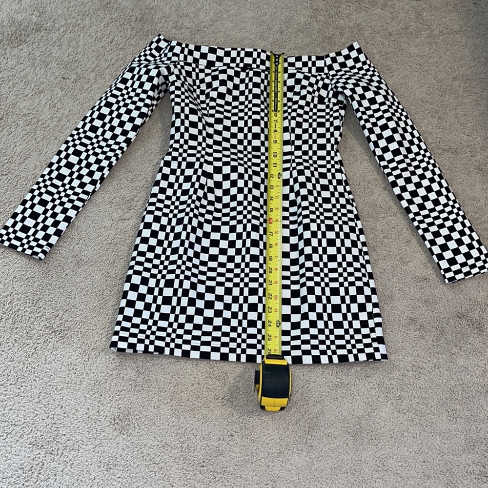 NEW!! Zara black and white plaid dress 👗 - Picture 8 of 13